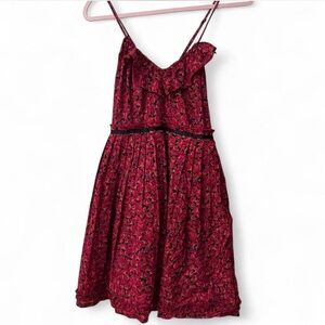Forever 21 Red Floral Dress